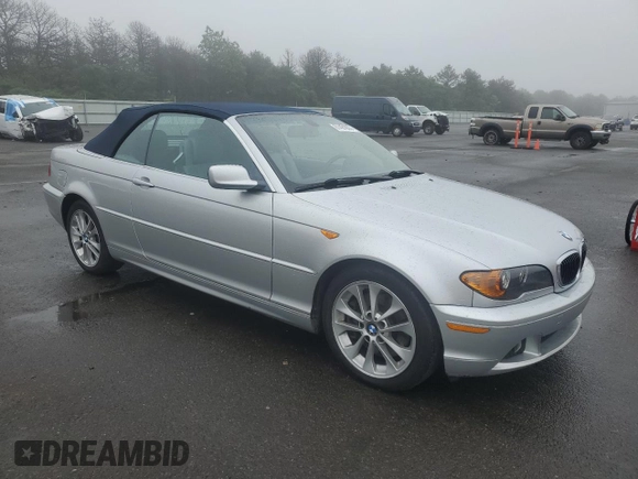 2004 BMW 3 Series 330Ci with VIN WBABW534X4PL48076, listed as a Copart auction lot 61491805 with 87,986 mi miles and Clean title. Bid and sale history available at DreamBid. Image 4.
