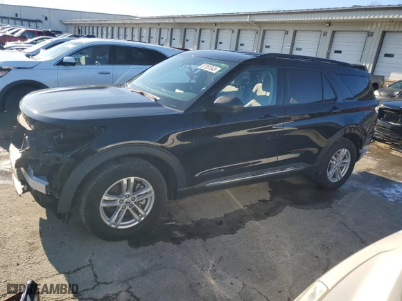 2022 Ford Explorer XLT with VIN 1FMSK7DH0NGB85981, listed as a Copart auction lot 87587545 with NaN miles and Salvage Title. Bid and sale history available at carsss.com. Image 1.
