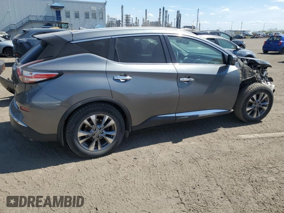 2016 Nissan Murano SL z VIN 5N1AZ2MH8GN132972, wystawiony jako Copart lot #56764385 z przebiegiem 157 518 mil mil oraz Szkoda całkowita • Salvage title. Historia ofert i sprzedaży dostępna na DreamBid. Obrazek 3.