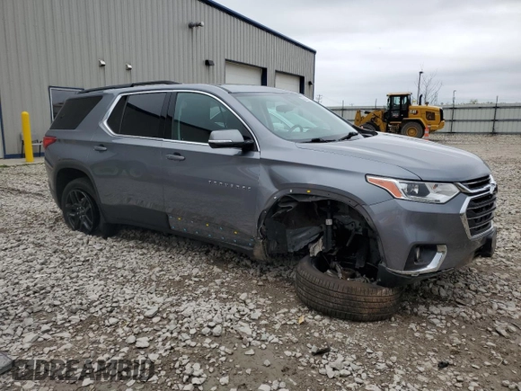 2021 Chevrolet Traverse LT Cloth with VIN 1GNEVGKW6MJ103139, listed as a Copart auction lot 69636174 with 45,818 mi miles and Salvage Title. Bid and sale history available at carsss.com. Image 4.