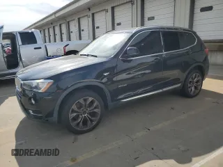 2015 BMW X3 xDrive28i with VIN 5UXWX9C52F0D56896, listed as a Copart auction lot 53823745 with 158,101 mi miles and Clean Title. Bid and sale history available at DreamBid. Image 1.