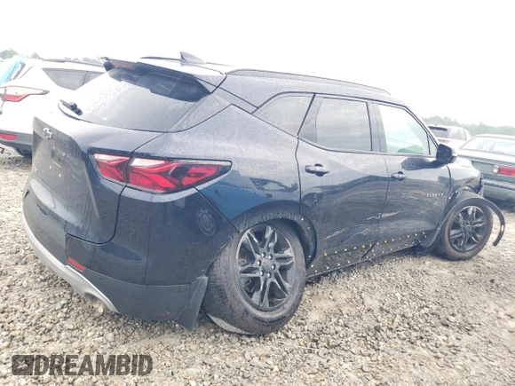 2020 Chevrolet Blazer LT with VIN 3GNKBBRA3LS712470, listed as a Copart auction lot 55259015 with 73,131 mi miles and Salvage title. Bid and sale history available at DreamBid. Image 3.