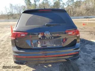 2022 Volkswagen Tiguan SE R-Line Black with VIN 3VVCB7AX1NM001398, listed as a Copart auction lot 47394905 with 48,121 mi miles and Salvage Title. Bid and sale history available at carsss.com. Image 6.