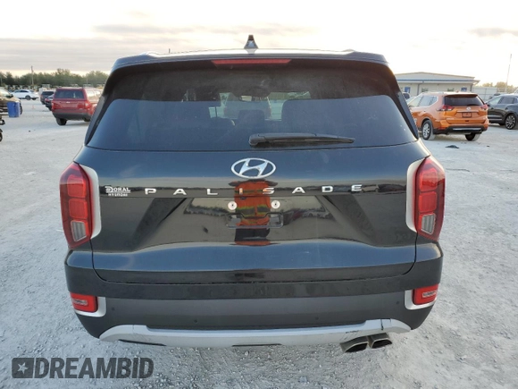 2022 Hyundai Palisade SEL with VIN KM8R44HE8NU383412, listed as a Copart auction lot 87695965 with Not provided miles and Non repairable. Bid and sale history available at DreamBid. Image 6.