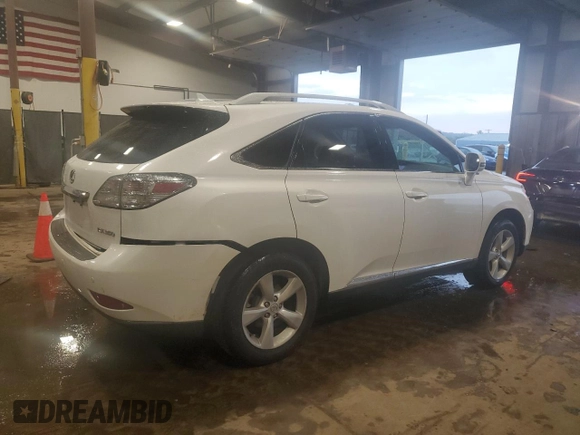 2011 Lexus RX 350 with VIN 2T2BK1BA3BC116747, listed as a Copart auction lot 62748915 with 174,885 mi miles and Salvage title. Bid and sale history available at DreamBid. Image 3.