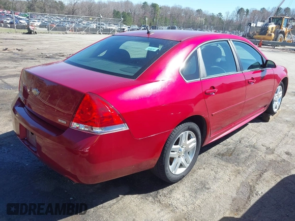 2015 Chevrolet Impala LT with VIN 2G1WB5E30F1134808, listed as a IAAI auction lot 41829030 with 188,573 mi miles and . Bid and sale history available at DreamBid. Image 4.