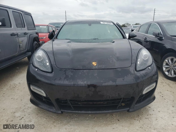 2012 Porsche Panamera Turbo with VIN WP0AC2A77CL090348, listed as a Copart auction lot 78718204 with 0 mi miles and Salvage Title. Bid and sale history available at carsss.com. Image 5.