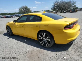 2017 Dodge Charger SXT with VIN 2C3CDXHG0HH572113, listed as a Copart auction lot 53451995 with 0 mi miles and Salvage Title. Bid and sale history available at carsss.com. Image 2.
