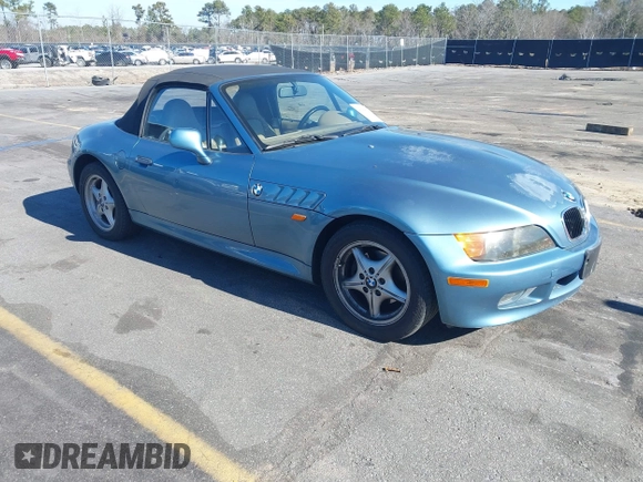 1996 BMW 3 Series Z3 1.9 with VIN 4USCH7320TLB75621, listed as a IAAI auction lot 41414858 with 96,609 mi miles and . Bid and sale history available at carsss.com. Image 1.