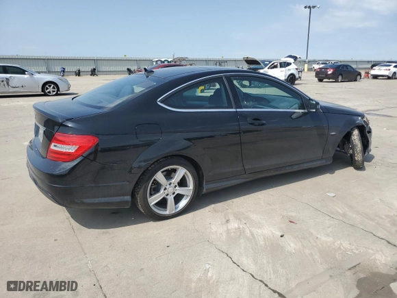 2012 Mercedes-Benz C-Class C 250 with VIN WDDGJ4HB9CF876842, listed as a Copart auction lot 51159315 with 114,548 mi miles and Salvage Title. Bid and sale history available at carsss.com. Image 3.