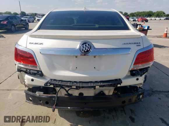 2010 Buick LaCrosse CXL with VIN 1G4GC5EG2AF297291, listed as a Copart auction lot 59738735 with 191,000 mi miles and Salvage title. Bid and sale history available at DreamBid. Image 6.