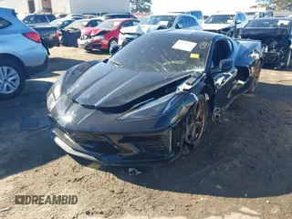 2023 Chevrolet Corvette 1LT with VIN 1G1YA2D43P5129462, listed as a IAAI auction lot 41154975 with 23,018 mi miles and . Bid and sale history available at DreamBid. Image 2.