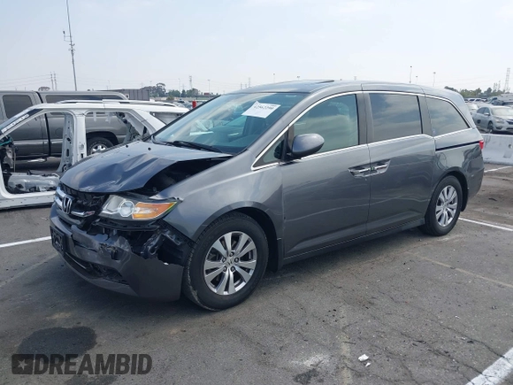 2014 Honda Odyssey EX-L with VIN 5FNRL5H64EB026520, listed as a IAAI auction lot 42562290 with 118,890 mi miles and . Bid and sale history available at DreamBid. Image 19.