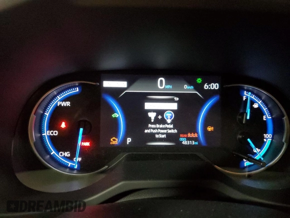 2021 Toyota RAV4 XSE with VIN JTMFB3FV3MD027720, listed as a Copart auction lot 58349905 with 48,313 mi miles and Salvage title. Bid and sale history available at DreamBid. Image 9.