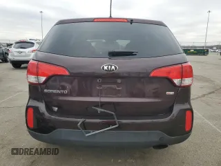 2015 Kia Sorento LX with VIN 5XYKT3A67FG569046, listed as a Copart auction lot 48377495 with 107,982 mi miles and Clean Title. Bid and sale history available at carsss.com. Image 6.