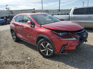 2021 Lexus NX 300 with VIN JTJGARDZ8M5022360, listed as a Copart auction lot 57260045 with 35,461 mi miles and Salvage title. Bid and sale history available at DreamBid. Image 4.