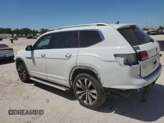 2021 Volkswagen Atlas SEL Premium R-Line with VIN 1V2FR2CA9MC524833, listed as a Copart auction lot 57441175 with 72,128 mi miles and Salvage title. Bid and sale history available at DreamBid. Image 2.
