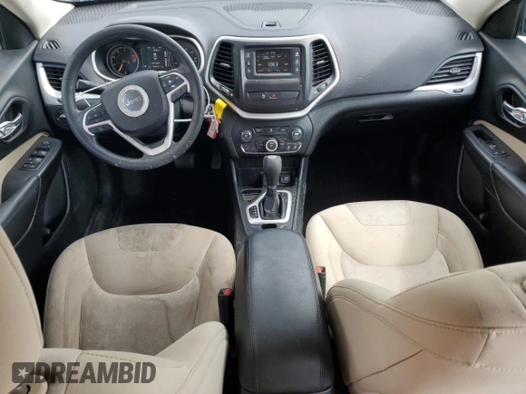 2017 Jeep Cherokee Sport with VIN 1C4PJLAB9HW565983, listed as a Copart auction lot 57095935 with 155,888 mi miles and Salvage title. Bid and sale history available at DreamBid. Image 8.
