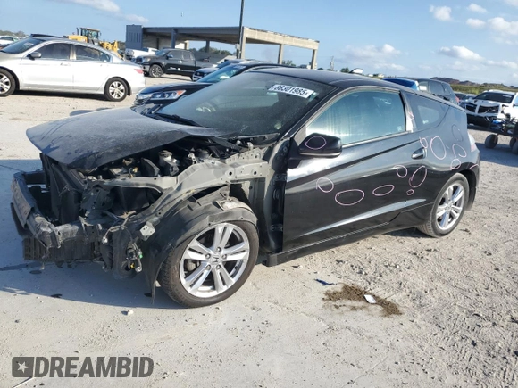 2012 Honda CR-Z with VIN JHMZF1D45CS001998, listed as a Copart auction lot 88301985 with 146,306 mi miles and Salvage title. Bid and sale history available at DreamBid. Image 1.