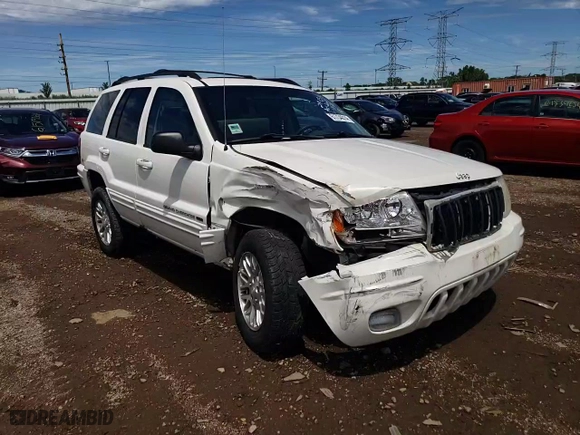 2003 Jeep Grand Cherokee Limited with VIN 1J4GW58N83C511981, listed as a Copart auction lot 61734014 with 174,775 mi miles and Salvage Title. Bid and sale history available at carsss.com. Image 10.