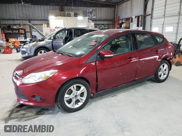 2014 Ford Focus SE with VIN 1FADP3K27EL165701, listed as a Copart auction lot 53156015 with 119,115 mi miles and Salvage Title. Bid and sale history available at carsss.com. Image 1.