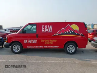 2014 Chevrolet Express Cargo with VIN 1GCSGAFX3E1156517, listed as a IAAI auction lot 42407242 with 154,000 mi miles and . Bid and sale history available at DreamBid. Image 15.