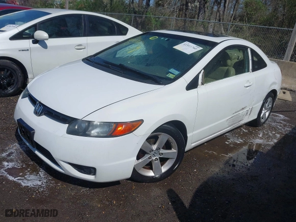 2008 Honda Civic Cpe EX-L with VIN 2HGFG12918H551571, listed as a IAAI auction lot 41911760 with 167,524 mi miles. Bid and sale history available at carsss.com. Image 18.