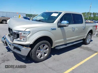 2018 Ford F-150 XL with VIN 1FTEW1E54JFE36153, listed as a IAAI auction lot 42193233 with 96,074 mi miles and . Bid and sale history available at DreamBid. Image 2.