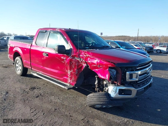 2018 Ford F-150 XL with VIN 1FTEX1EB3JFA21375, listed as a IAAI auction lot 41517176 with 123,198 mi miles. Bid and sale history available at carsss.com. Image 1.
