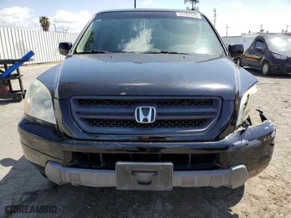 2003 Honda Pilot EX with VIN 2HKYF18673H516749, listed as a Copart auction lot 51787495 with 223,912 mi miles and Salvage Title. Bid and sale history available at carsss.com. Image 5.