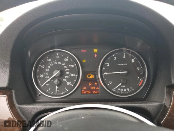 2009 BMW 3 Series 328i with VIN WBAPH535X9A437259, listed as a Copart auction lot 52647055 with 97,704 mi miles and Salvage title. Bid and sale history available at DreamBid. Image 9.