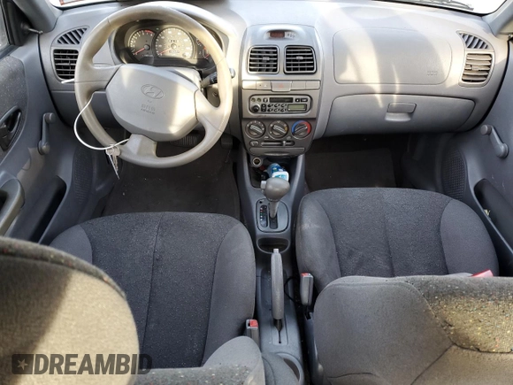 2001 Hyundai Accent GL with VIN KMHCG45C11U193879, listed as a Copart auction lot 37525334 with 150,951 mi miles and Salvage Title. Bid and sale history available at carsss.com. Image 8.