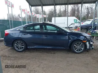 2020 Honda Civic EX-L with VIN 19XFC1F72LE214611, listed as a IAAI auction lot 41629949 with 54,328 mi miles and . Bid and sale history available at DreamBid. Image 13.