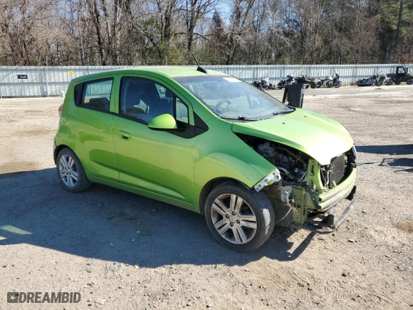 2015 Chevrolet Spark LT with VIN KL8CD6S90FC811443, listed as a Copart auction lot 41970885 with 153,871 mi miles and Salvage Title. Bid and sale history available at carsss.com. Image 4.