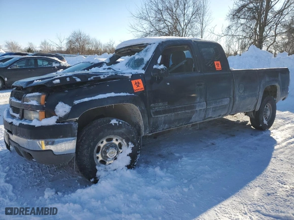 2003 Chevrolet Silverado 2500HD LS with VIN 1GCHK29UX3E326653, listed as a Copart auction lot 45288975 with 0 mi miles and Clean Title. Bid and sale history available at carsss.com. Image 1.