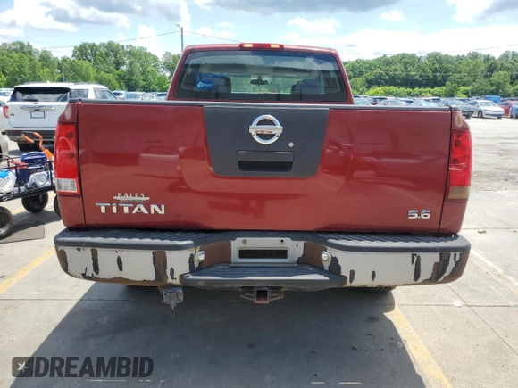 2004 Nissan Titan SE z VIN 1N6AA06A14N539136, wystawiony jako Copart lot #61937265 z przebiegiem 273 032 mil mil oraz Czysty tytuł • Clean title. Historia ofert i sprzedaży dostępna na DreamBid. Obrazek 6.