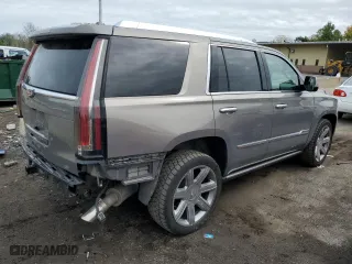 2017 Cadillac Escalade Premium Luxury with VIN 1GYS4CKJ6HR255175, listed as a Copart auction lot 71528754 with 107,626 mi miles and Salvage Title. Bid and sale history available at carsss.com. Image 3.