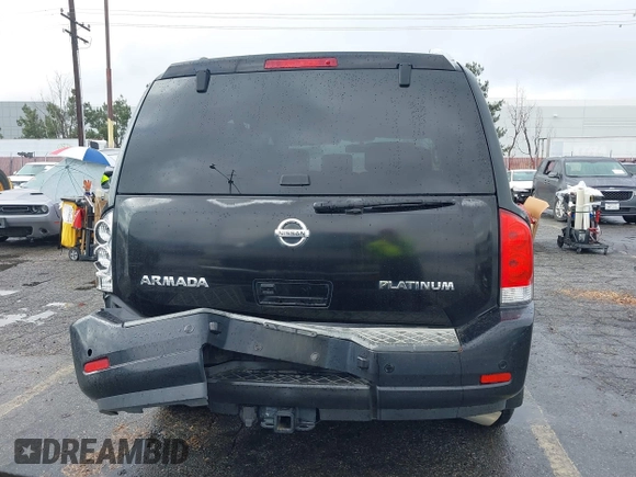 2011 Nissan Armada SV with VIN 5N1AA0ND5BN600138, listed as a IAAI auction lot 41535623 with 218,533 mi miles and . Bid and sale history available at DreamBid. Image 17.