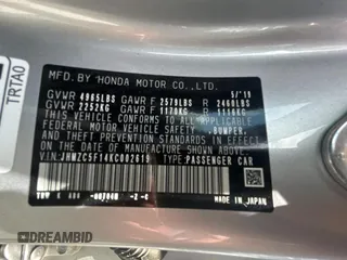 2019 Honda Clarity z VIN JHMZC5F14KC002619, wystawiony jako Copart lot #60905205 z przebiegiem 53 911 mil mil oraz Szkoda całkowita • Salvage title. Historia ofert i sprzedaży dostępna na DreamBid. Obrazek 10.