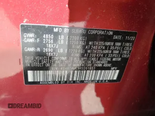 2024 Subaru Outback Limited z VIN 4S4BTAMC9R3201851, wystawiony jako Copart lot #51838715 z przebiegiem 3 011 mil mil oraz Szkoda całkowita • Salvage title. Historia ofert i sprzedaży dostępna na DreamBid. Obrazek 13.
