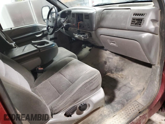 2002 Ford F-250 XL with VIN 1FTNX20LX2EC07167, listed as a Copart auction lot 77763794 with 252,397 mi miles and Clean title. Bid and sale history available at DreamBid. Image 8.