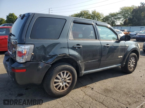 2008 Mercury Mariner Premier with VIN 4M2CU97198KJ45326, listed as a Copart auction lot 70380714 with 145,839 mi miles and Salvage Title. Bid and sale history available at carsss.com. Image 3.
