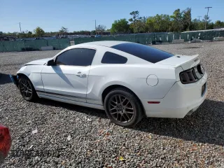 2014 Ford Mustang V6 with VIN 1ZVBP8AM1E5319001, listed as a Copart auction lot 49256535 with 170,655 mi miles and Salvage Title. Bid and sale history available at carsss.com. Image 2.
