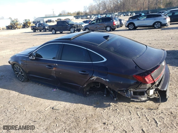 2023 Hyundai Sonata Limited with VIN KMHL34J24PA287645, listed as a Copart auction lot 43392025 with 36,090 mi miles and Salvage Title. Bid and sale history available at carsss.com. Image 2.