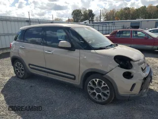 2014 FIAT 500L Trekking with VIN ZFBCFADH2EZ008916, listed as a Copart auction lot 78419814 with 97,021 mi miles and Salvage Title. Bid and sale history available at carsss.com. Image 4.