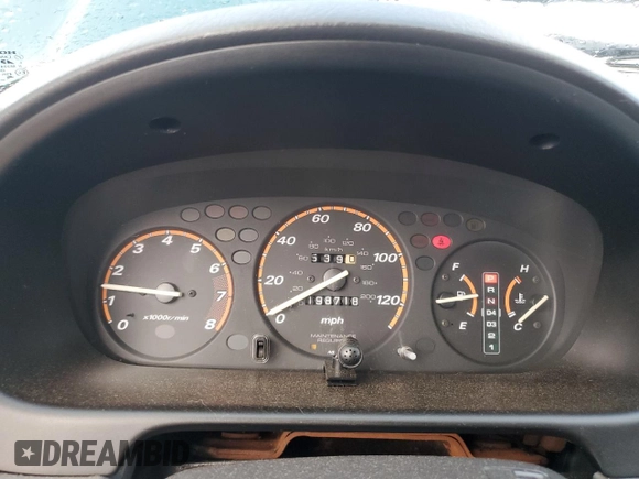 1998 Honda CR-V LX with VIN JHLRD1842WC078363, listed as a Copart auction lot 43361225 with 198,718 mi miles and Salvage Title. Bid and sale history available at carsss.com. Image 9.