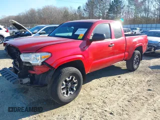 2018 Toyota Tacoma SR with VIN 5TFRX5GN9JX124598, listed as a IAAI auction lot 41666257 with 120,555 mi miles and . Bid and sale history available at DreamBid. Image 2.