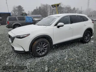2022 Mazda CX-9 Sport with VIN JM3TCBBY5N0606542, listed as a Copart auction lot 46121915 with 53,510 mi miles and Salvage Title. Bid and sale history available at carsss.com. Image 1.