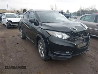 2016 Honda HR-V EX-L w/Navi with VIN 3CZRU6H70GM758101, listed as a IAAI auction lot 41912907 with 136,889 mi miles. Bid and sale history available at carsss.com. Image 1.