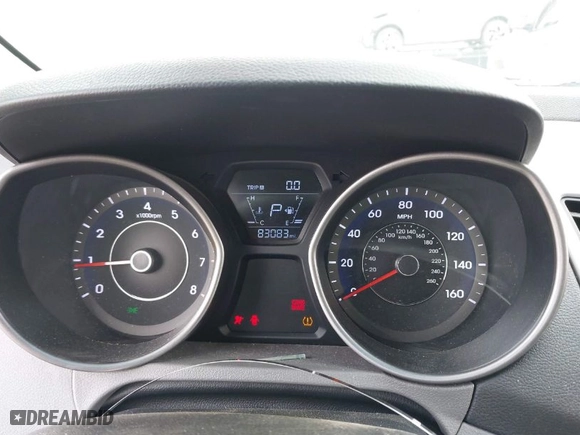 2015 Hyundai Elantra SE with VIN 5NPDH4AE4FH591540, listed as a IAAI auction lot 41822435 with 83,083 mi miles. Bid and sale history available at carsss.com. Image 7.